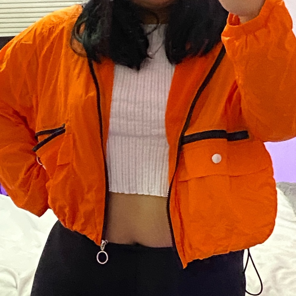 Orange jacket